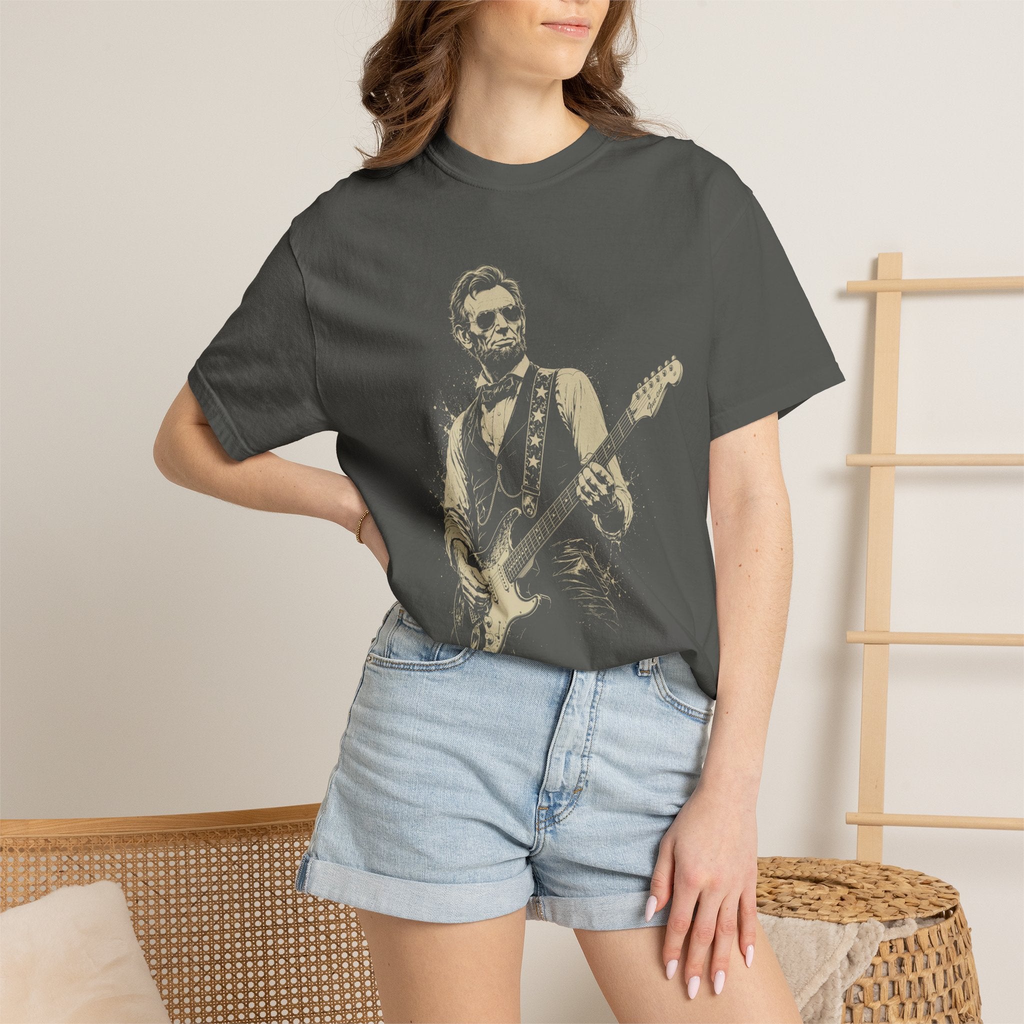 Abe Vintage Guitarist T-Shirt