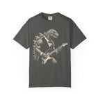 Godzilla Guitar Player T-Shirt — Vintage Rock Dinosaur Tee