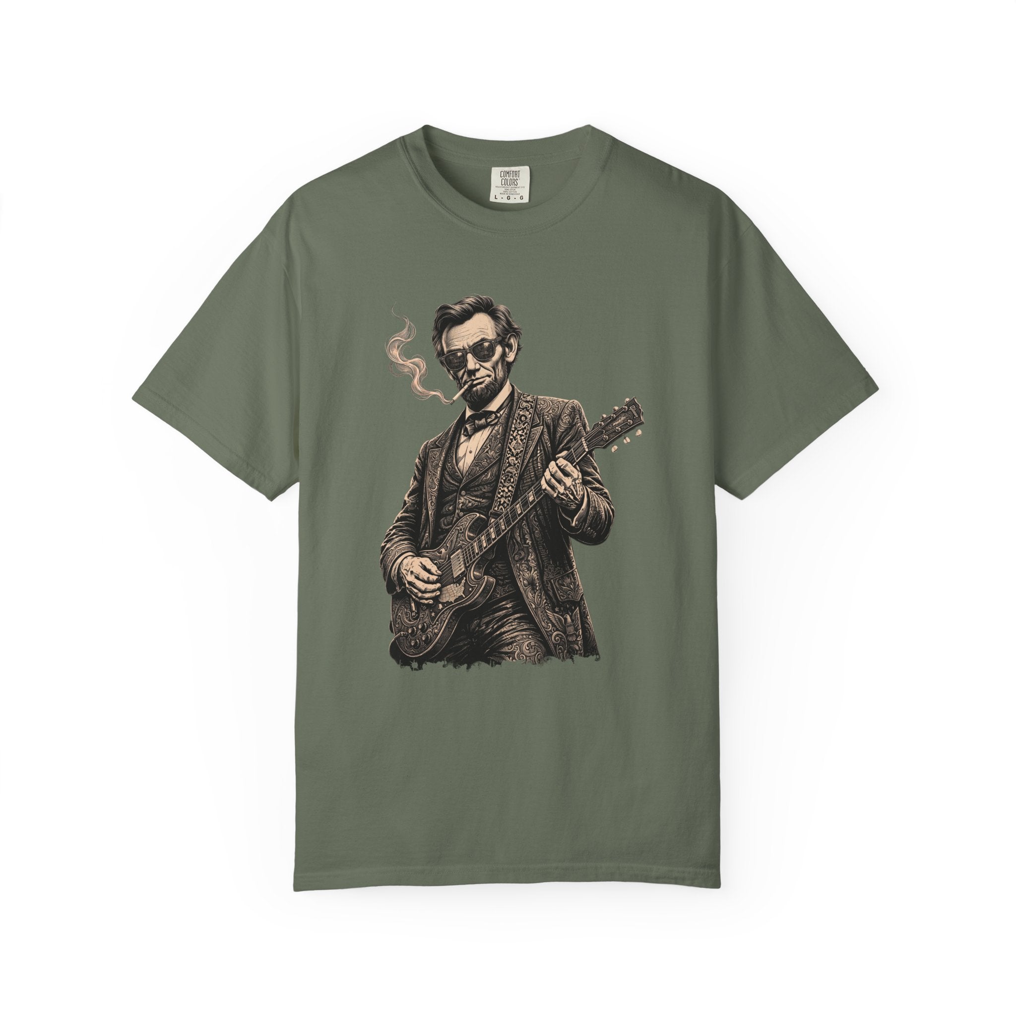 Cool Abe Vintage Guitarist T-Shirt