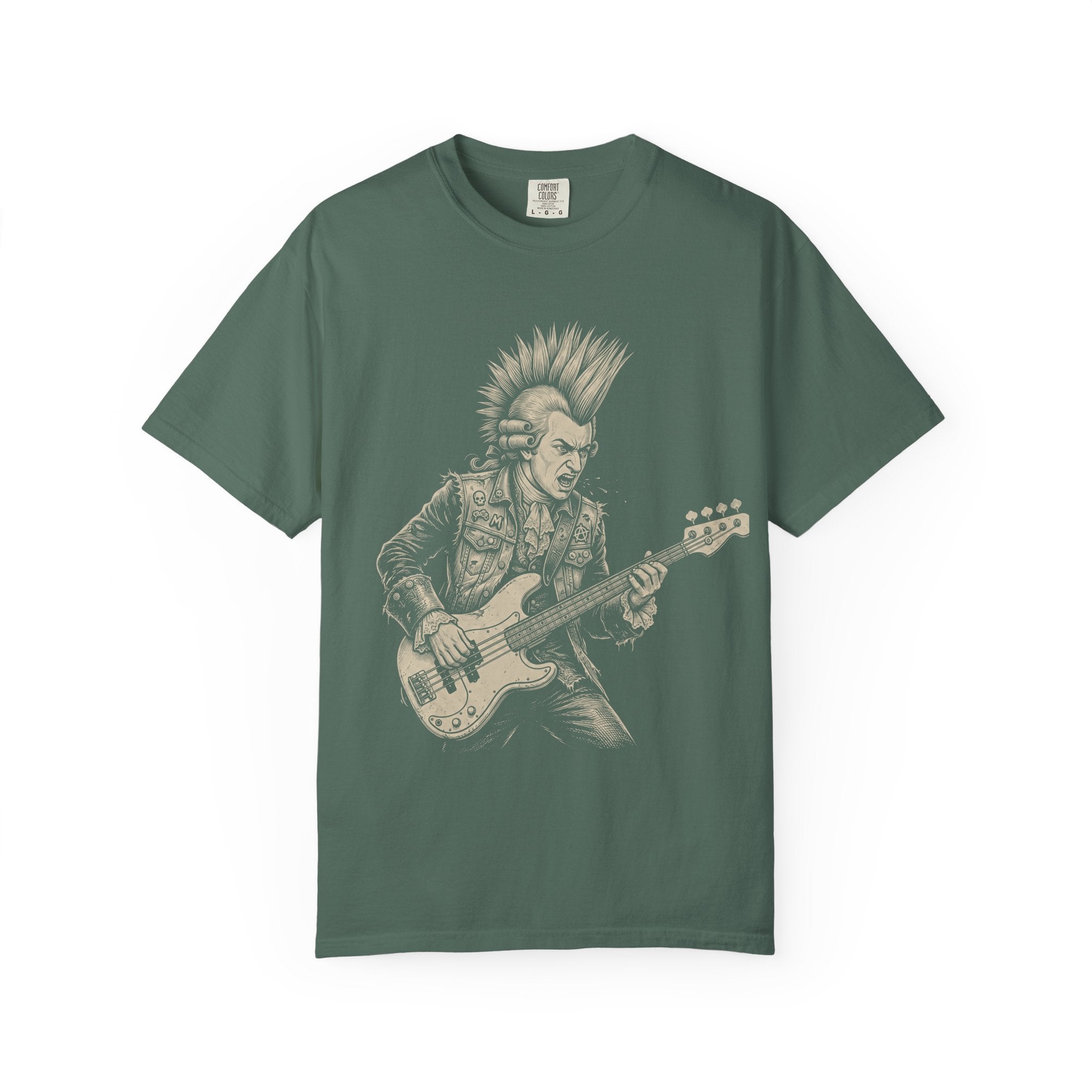 Punk Bassist Graphic T-Shirt — Vintage Rock Music Tee