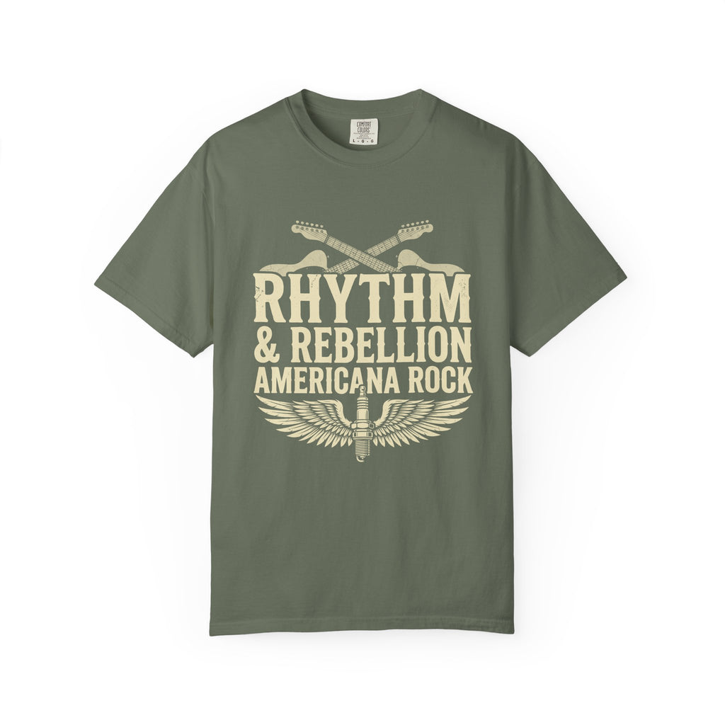 Rhythm & Rebellion Americana Rock T-Shirt — Vintage Rock Band T-Shirt