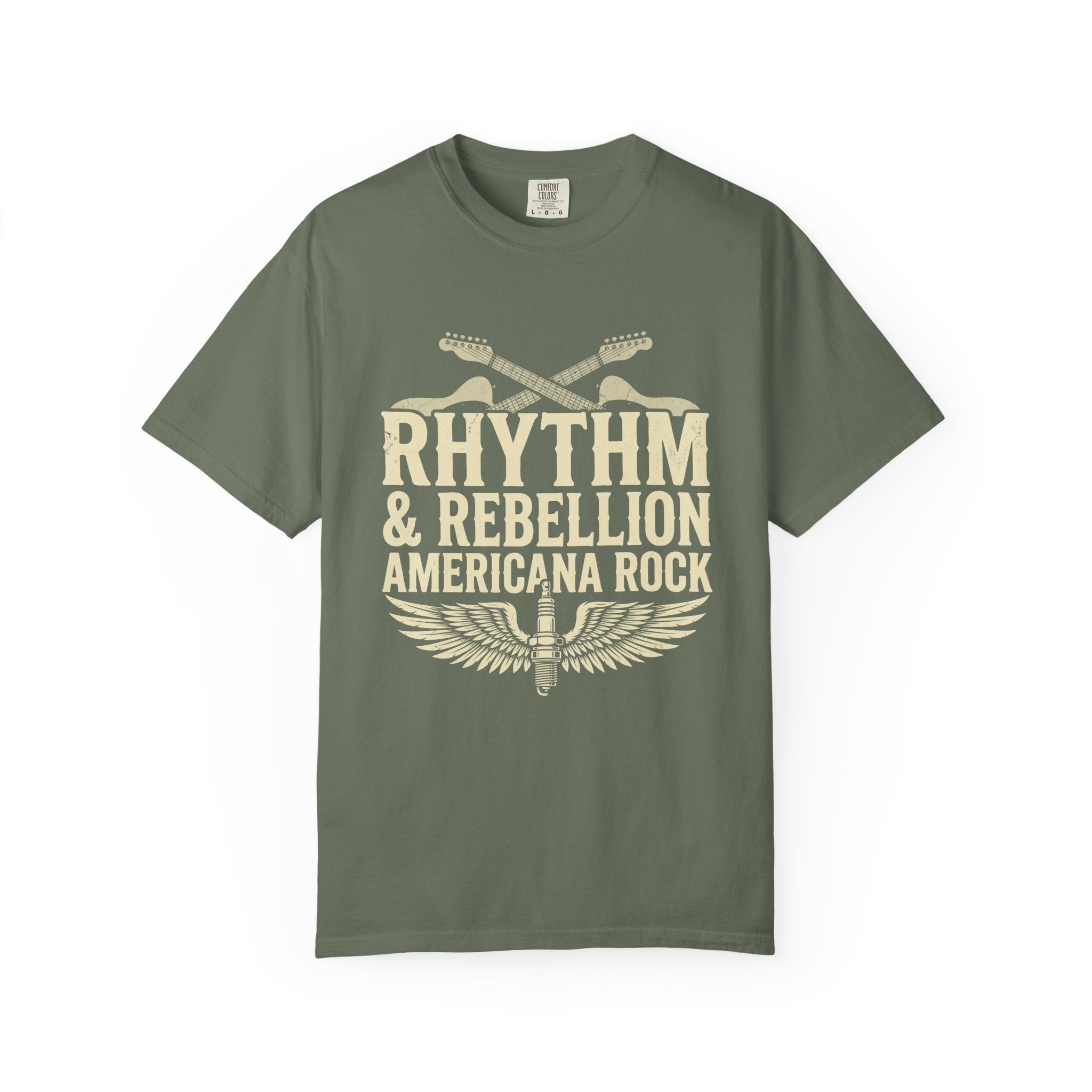 Rhythm & Rebellion Americana Rock T-Shirt — Vintage Rock Band T-Shirt