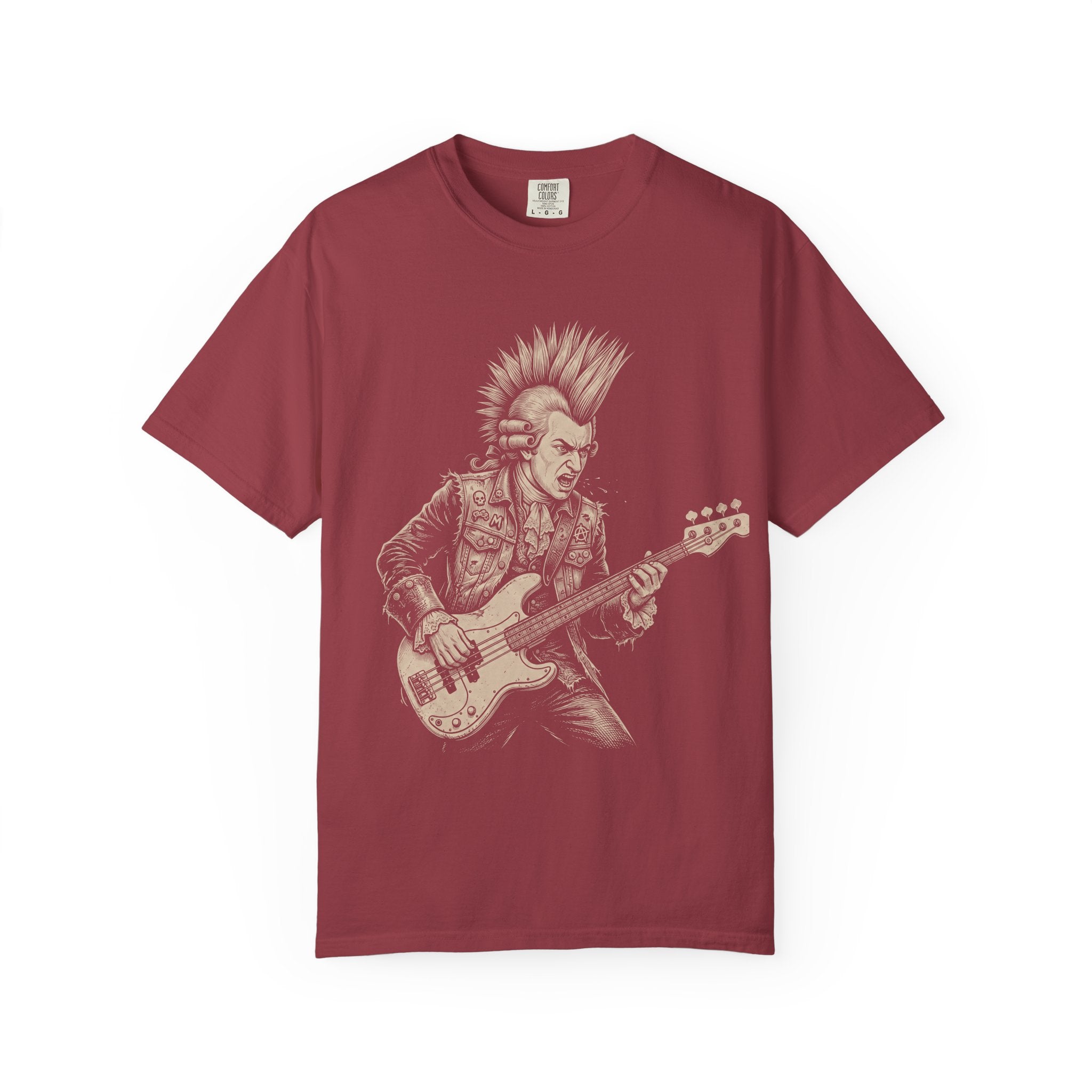 Punk Bassist Graphic T-Shirt — Vintage Rock Music Tee