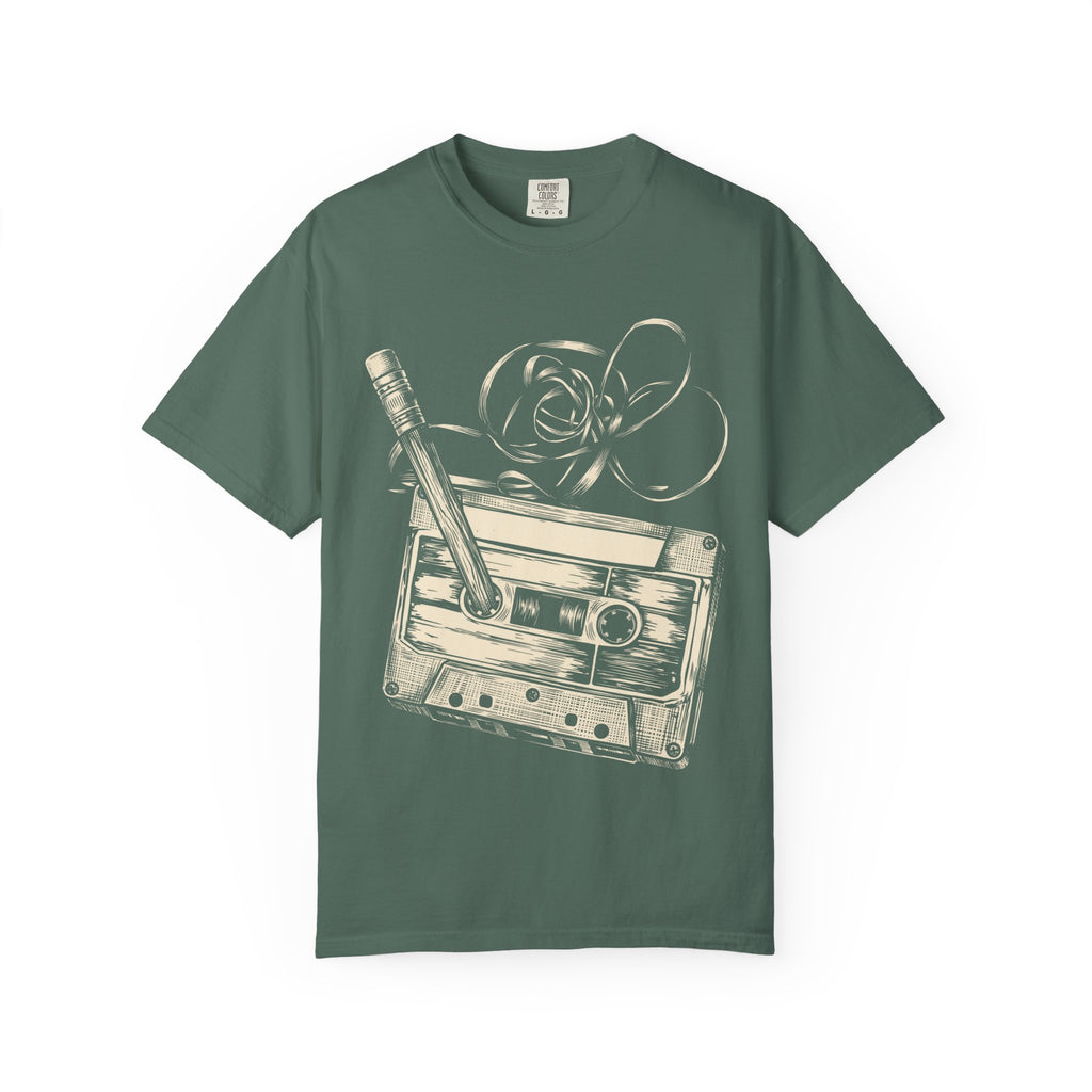 Cassette Tape & Pencil Vintage T-Shirt