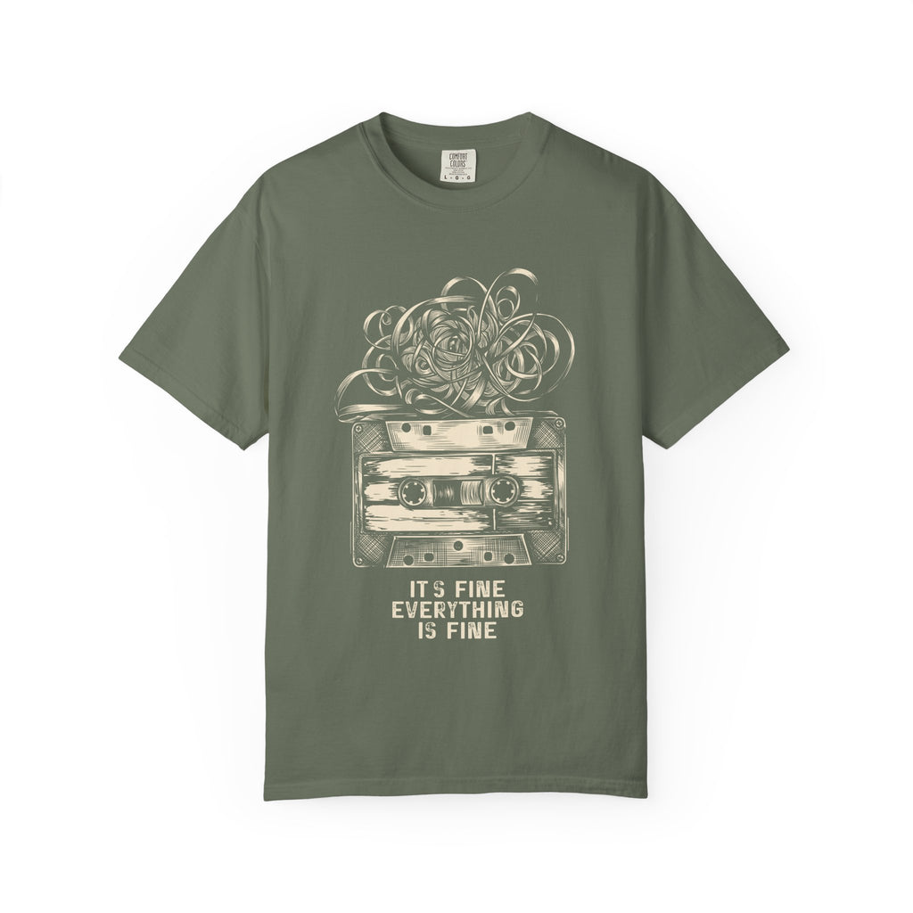 Vintage Cassette Tee — "It’s Fine Everything Is Fine" Graphic T-Shirt