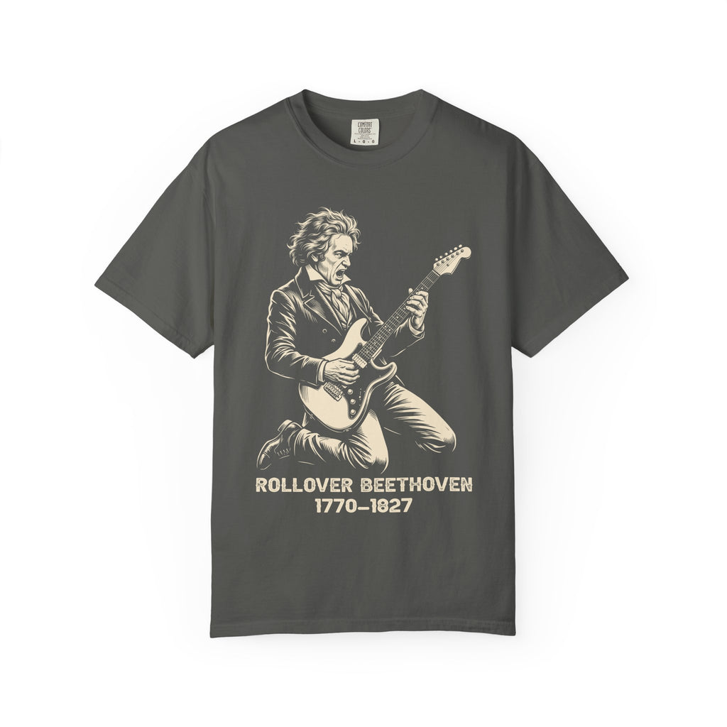 Beethoven Guitar Tee Vintage Rock Music T‑Shirt