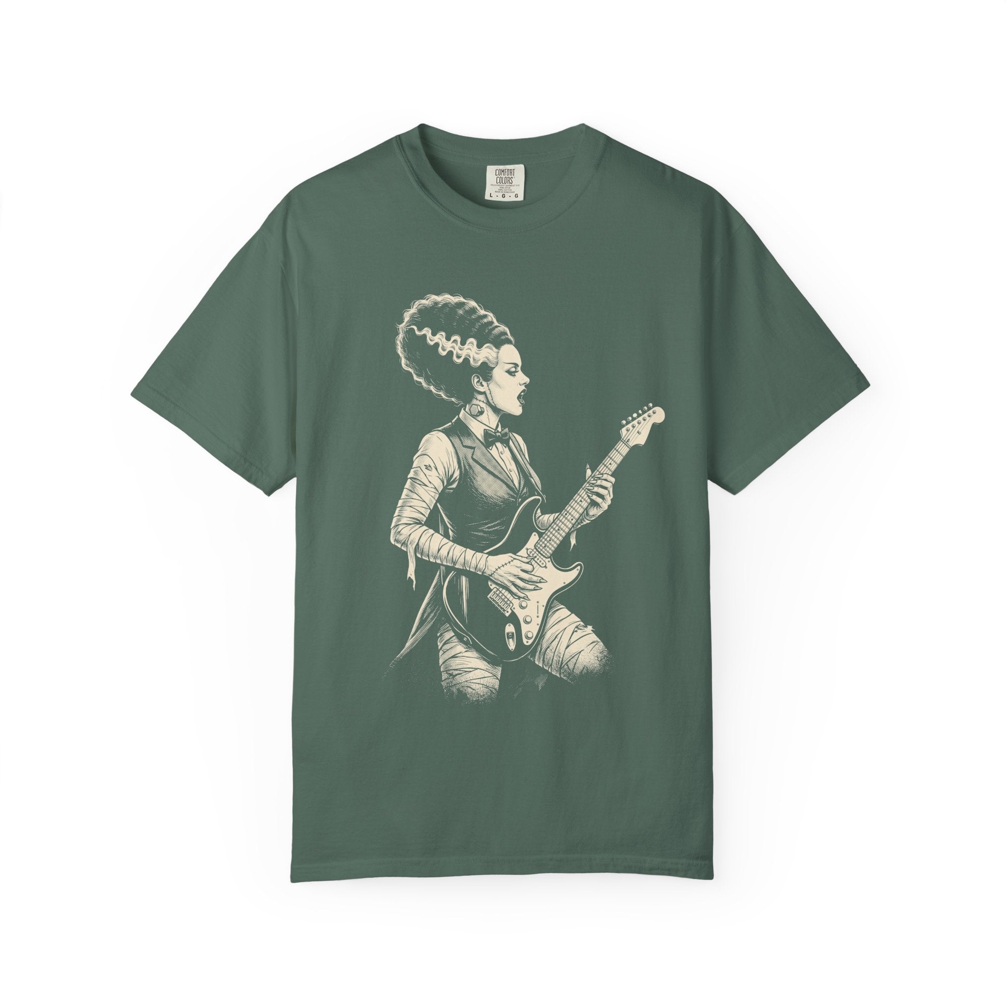 Bride of Frankenstein Rock Guitar T‑Shirt — Vintage