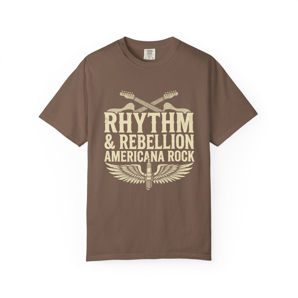 Rhythm & Rebellion Americana Rock T-Shirt — Vintage Rock Band T-Shirt