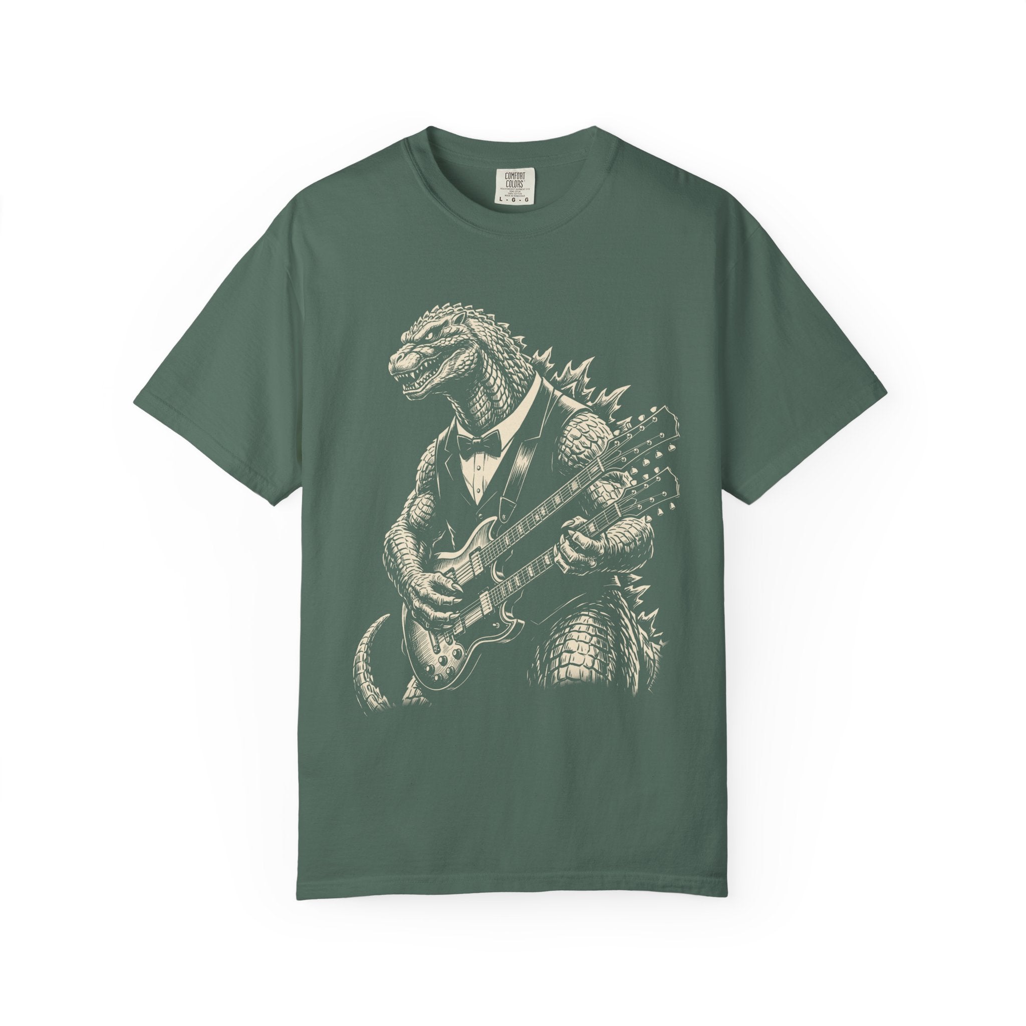 Godzilla Guitar Tee — Vintage Monster Rock Band T-Shirt