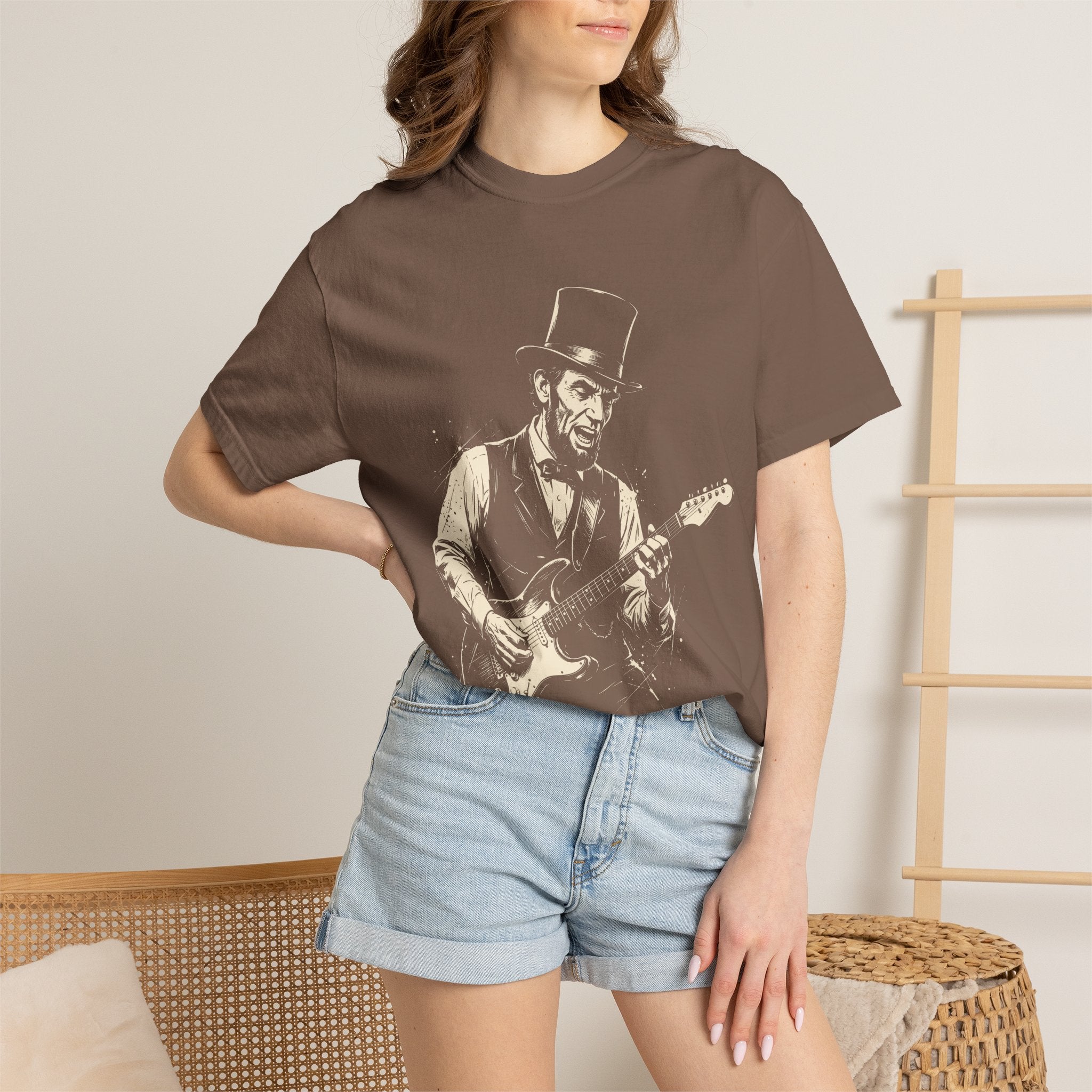 Copy of Cool Abe Vintage Guitarist T-Shirt