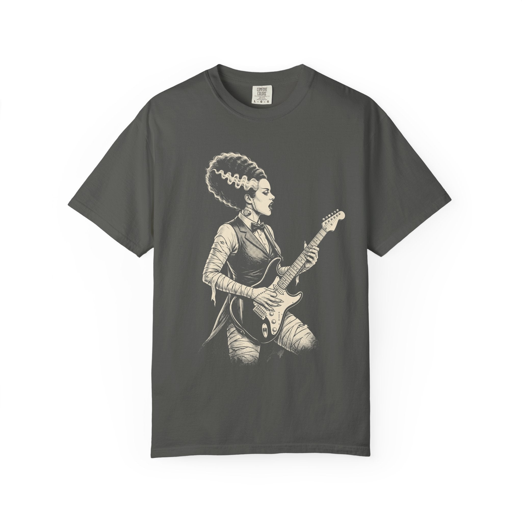 Bride of Frankenstein Rock Guitar T‑Shirt — Vintage