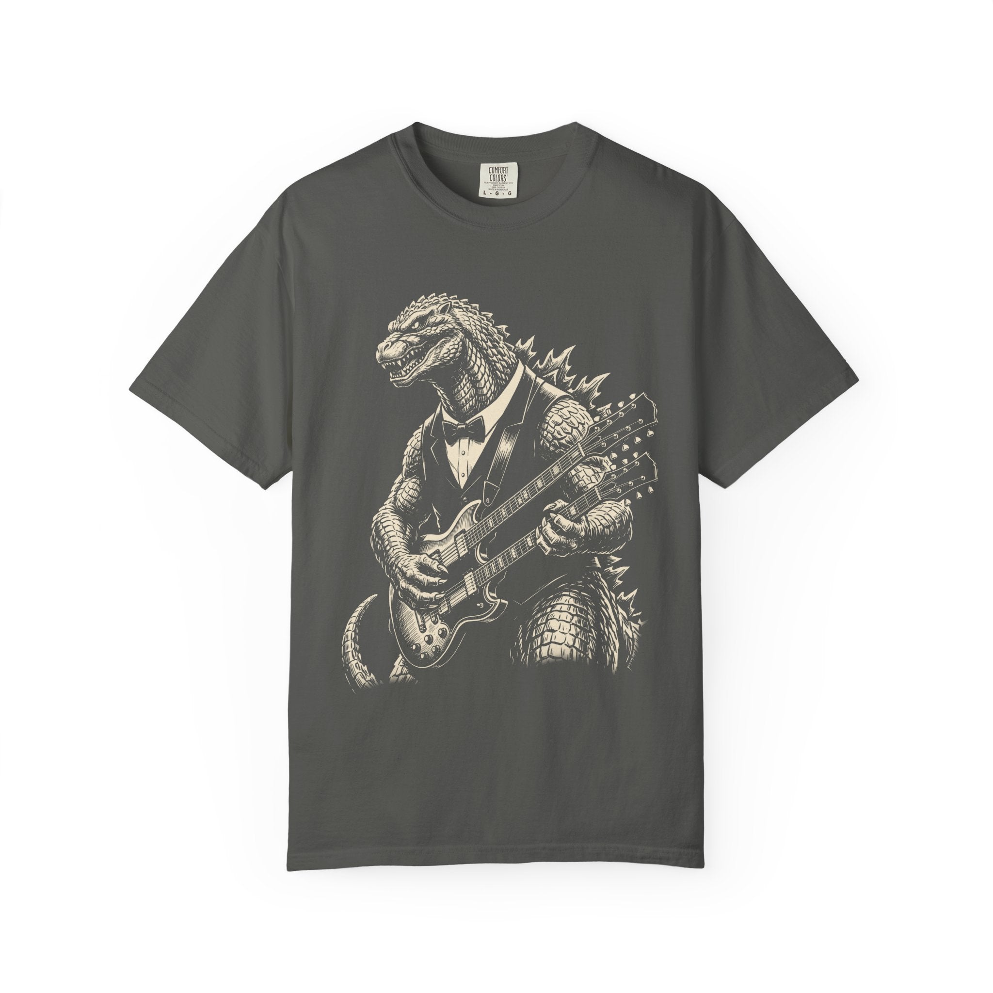 Godzilla Guitar Tee — Vintage Monster Rock Band T-Shirt
