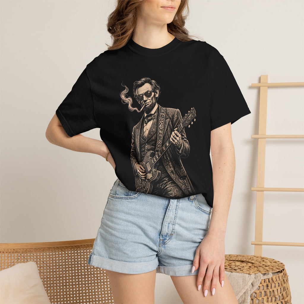 Cool Abe Vintage Guitarist T-Shirt