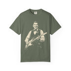 Vintage Guitarist T-Shirt — Retro Musician Portrait Tee
