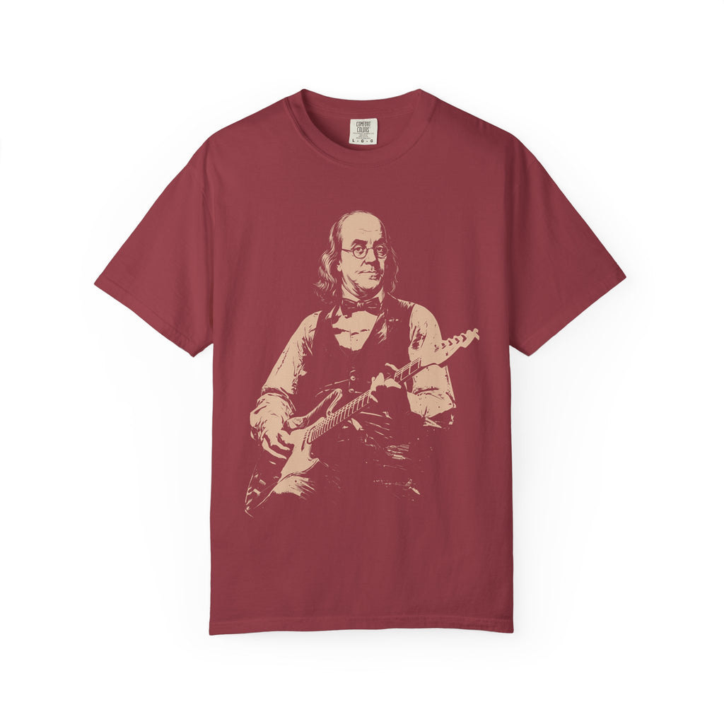 Vintage Music Ben Franklin Graphic T-Shirt