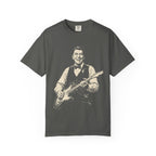 Vintage Guitarist T-Shirt — Retro Musician Portrait Tee