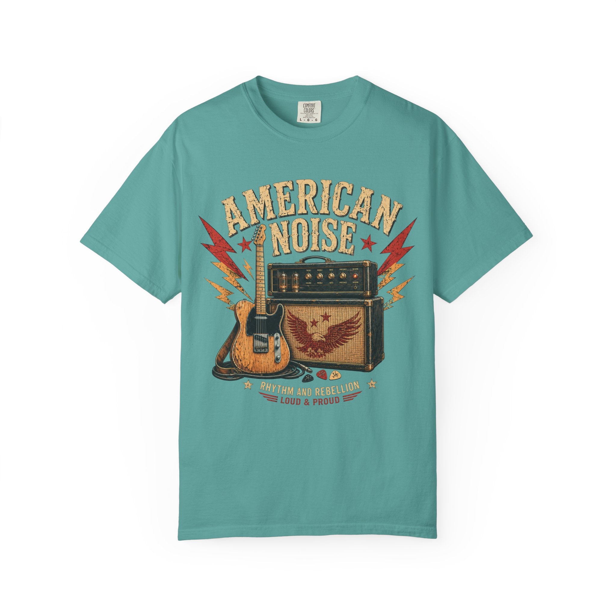 American Noise Guitar Tee — Vintage Rock Band T-Shirt