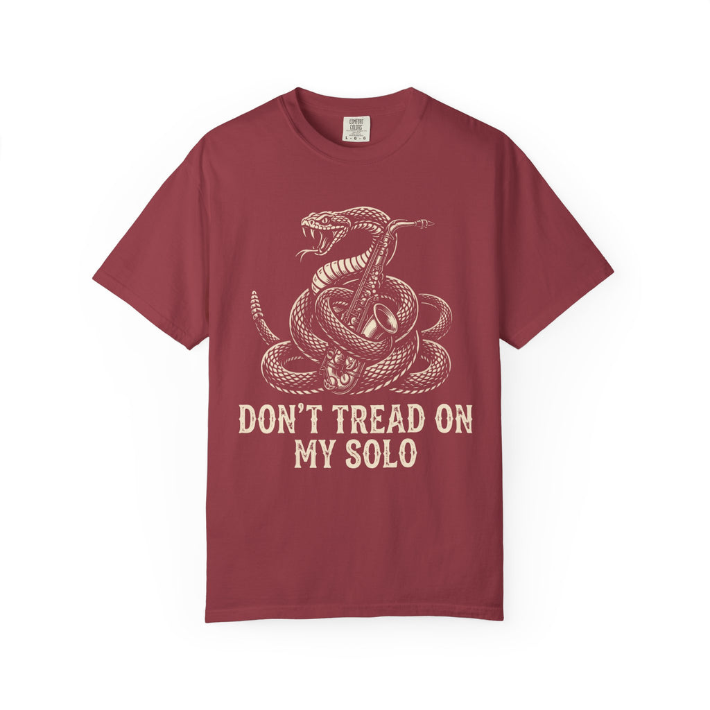 Don't Tread On My Solo T-Shirt — Vintage Coiled Snake Graphic Tee