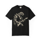 Godzilla Guitar Player T-Shirt — Vintage Rock Dinosaur Tee