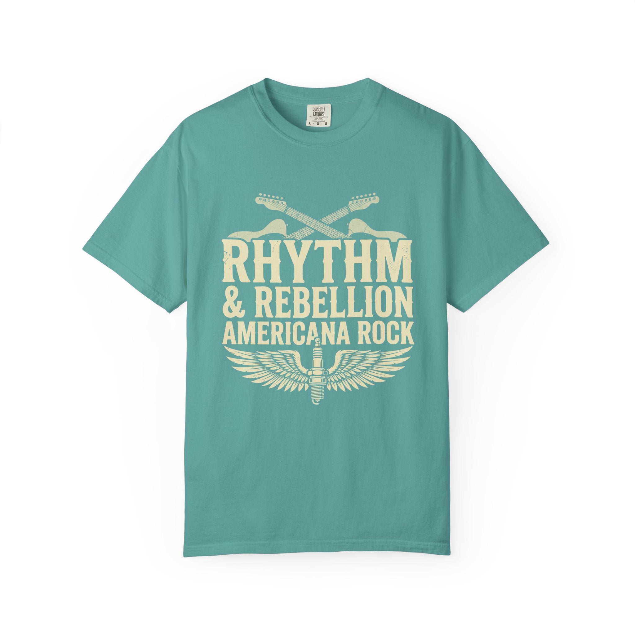 Rhythm & Rebellion Americana Rock T-Shirt — Vintage Rock Band T-Shirt