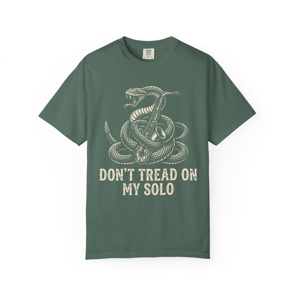Don't Tread On My Solo T-Shirt — Vintage Coiled Snake Graphic Tee