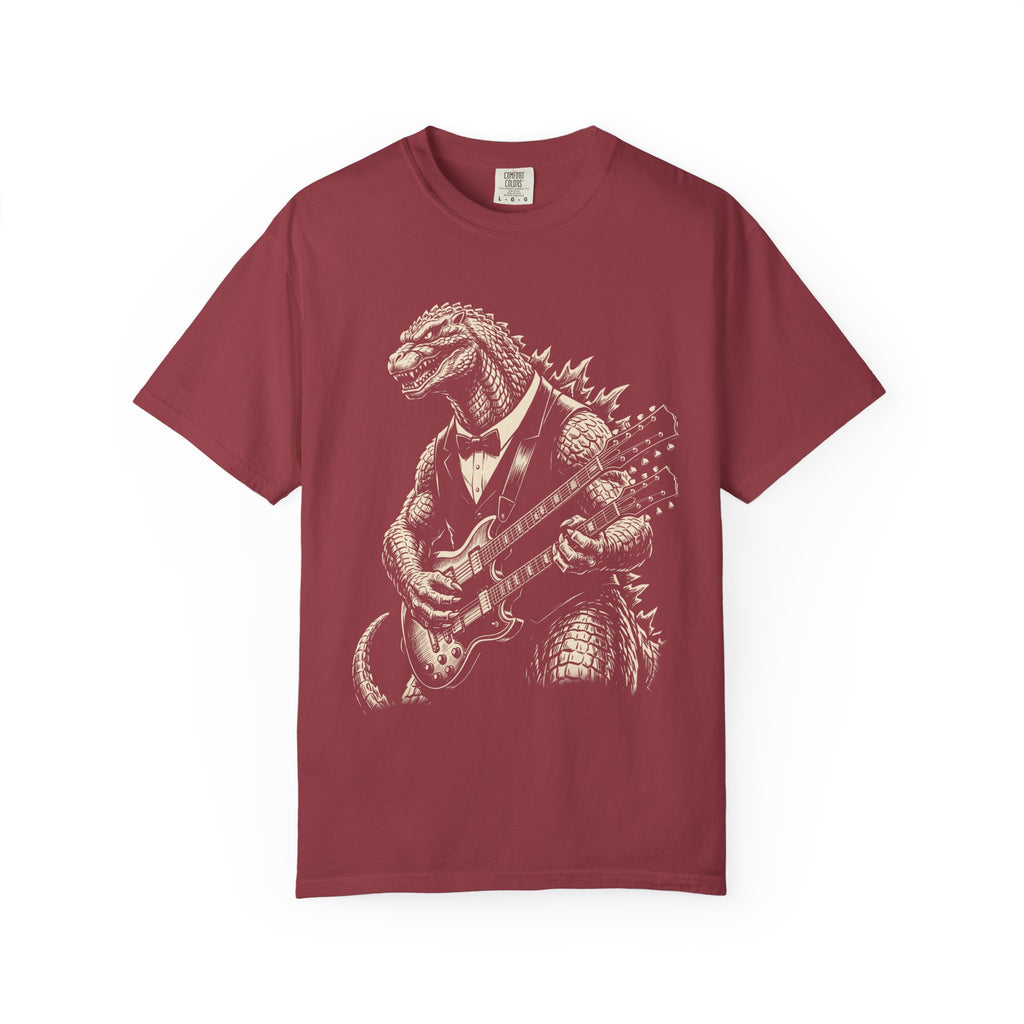 Godzilla Guitar Tee — Vintage Monster Rock Band T-Shirt