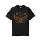 Live Loud Guitar Tee — Rhythm & Rebellion Vintage Rock T-Shirt