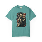 Vintage Abe Lincoln Guitar Tee — Patriotic Americana T-Shirt