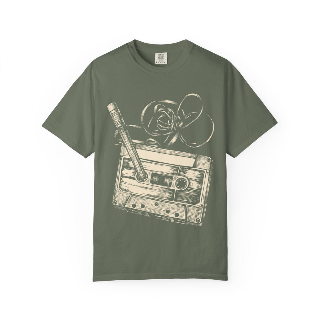 Cassette Tape & Pencil Vintage T-Shirt