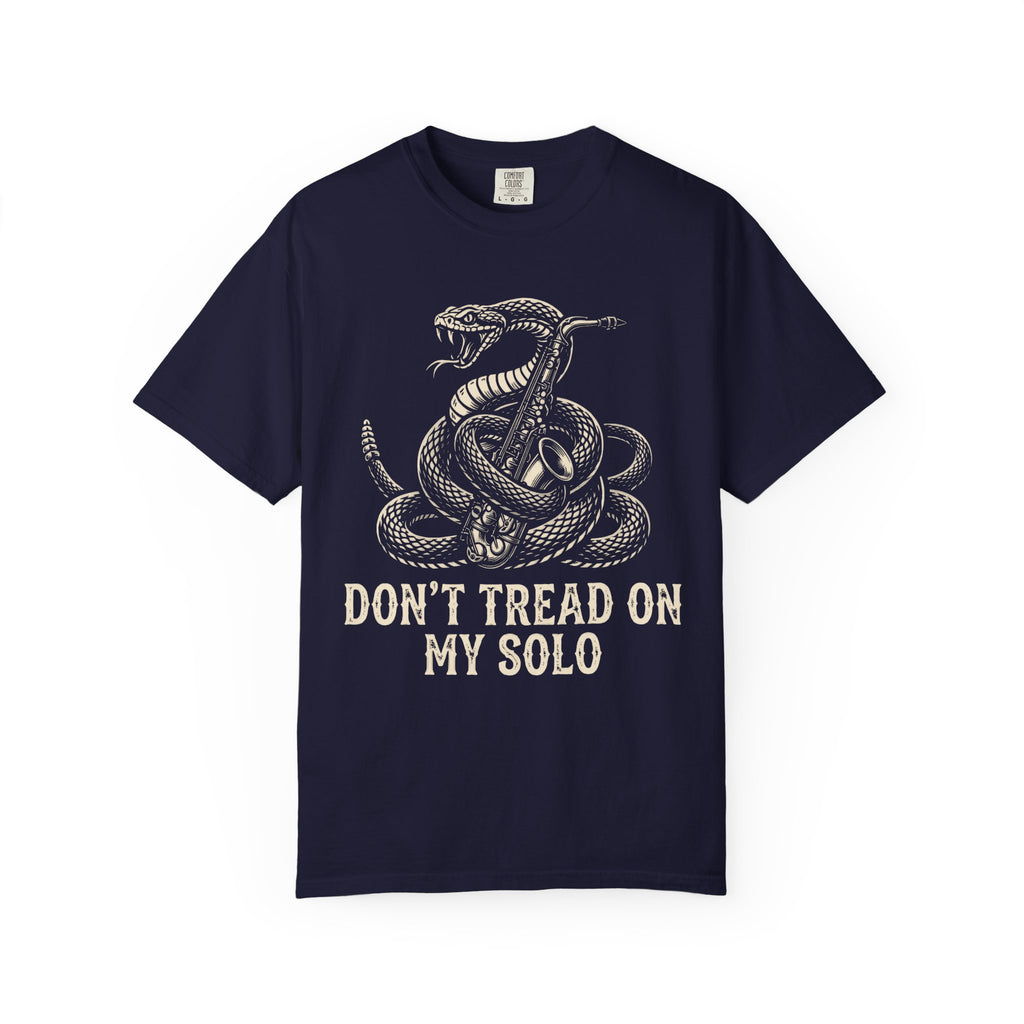 Don't Tread On My Solo T-Shirt — Vintage Coiled Snake Graphic Tee
