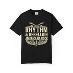 Rhythm & Rebellion Americana Rock T-Shirt — Vintage Rock Band T-Shirt