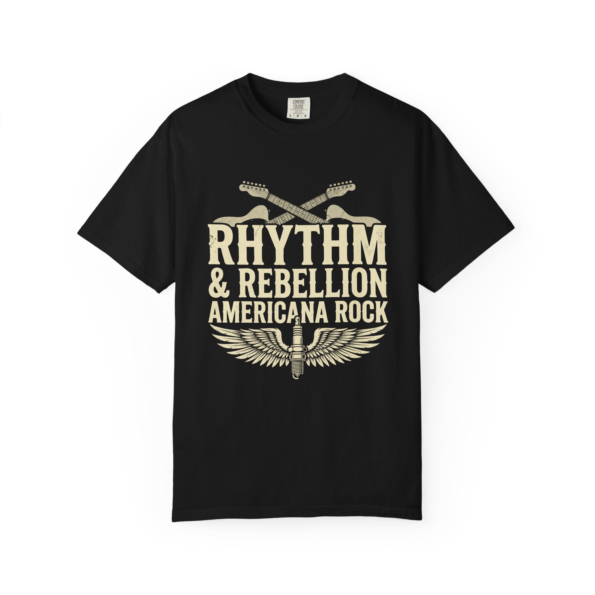 Rhythm & Rebellion Americana Rock T-Shirt — Vintage Rock Band T-Shirt