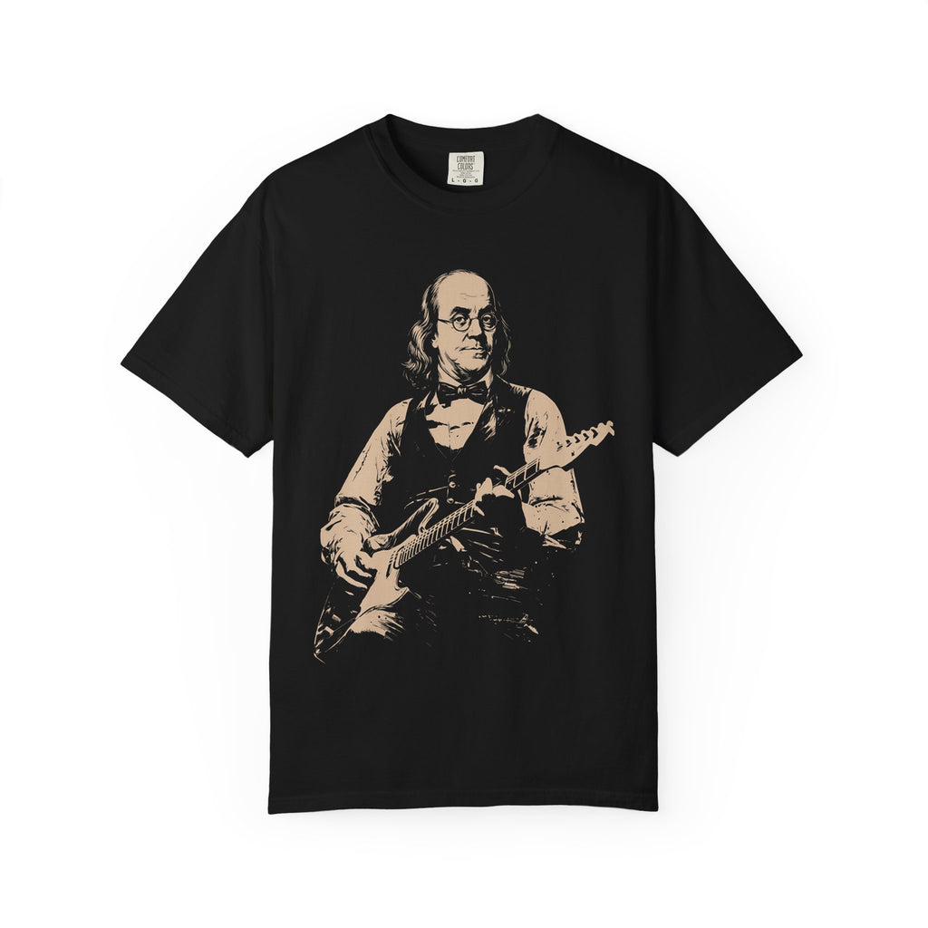 Vintage Music Ben Franklin Graphic T-Shirt