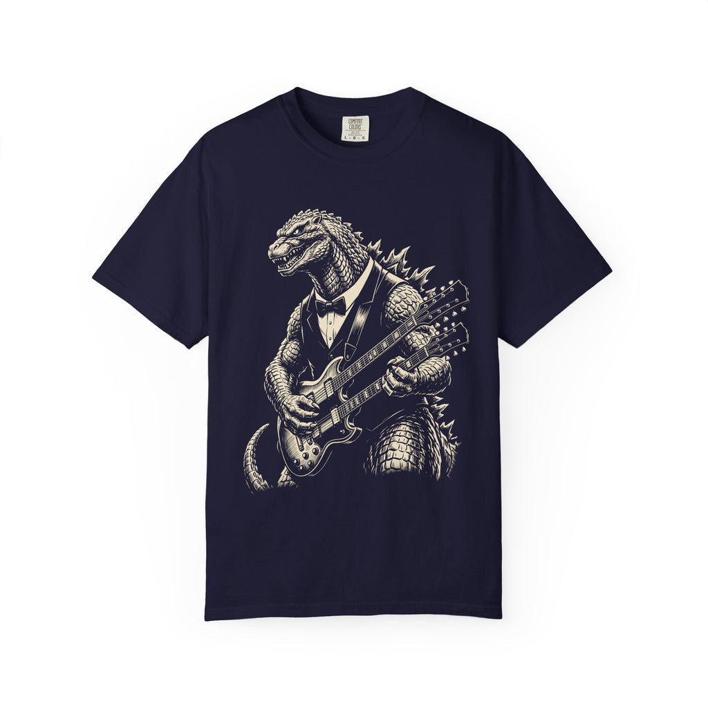 Godzilla Guitar Tee — Vintage Monster Rock Band T-Shirt