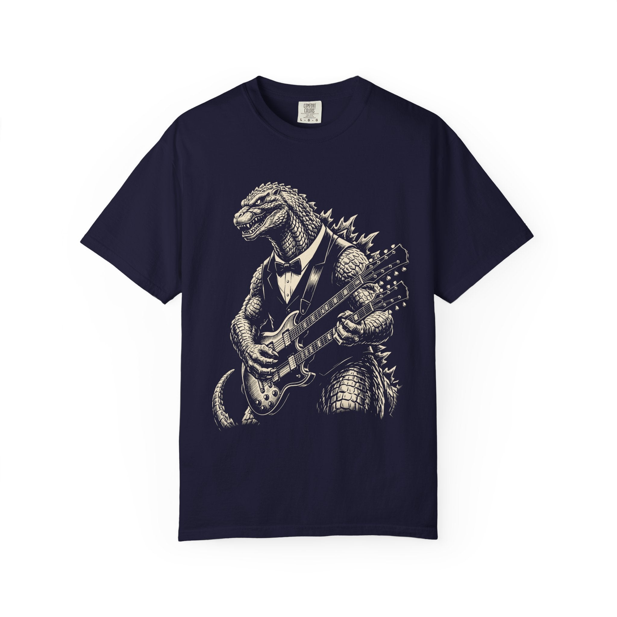 Godzilla Guitar Tee — Vintage Monster Rock Band T-Shirt