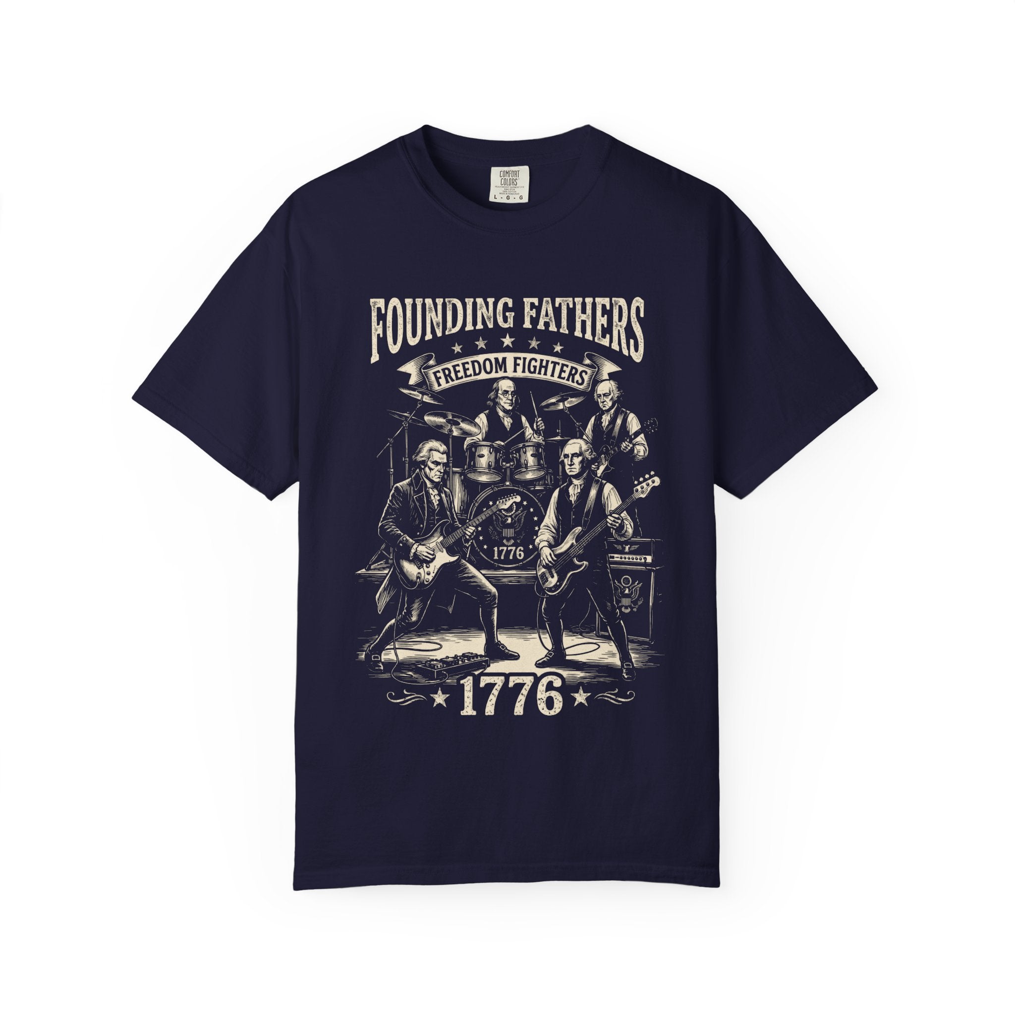 Founding Fathers 1776 T-Shirt — Vintage Revolutionary Freedom Fighters Tee