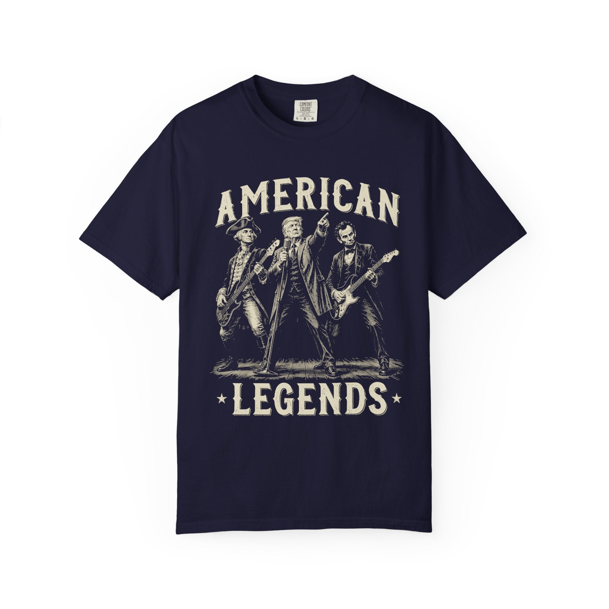 T-Shirt — "American Legends" Vintage Rock Graphic Tee