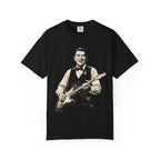Vintage Guitarist T-Shirt — Retro Musician Portrait Tee