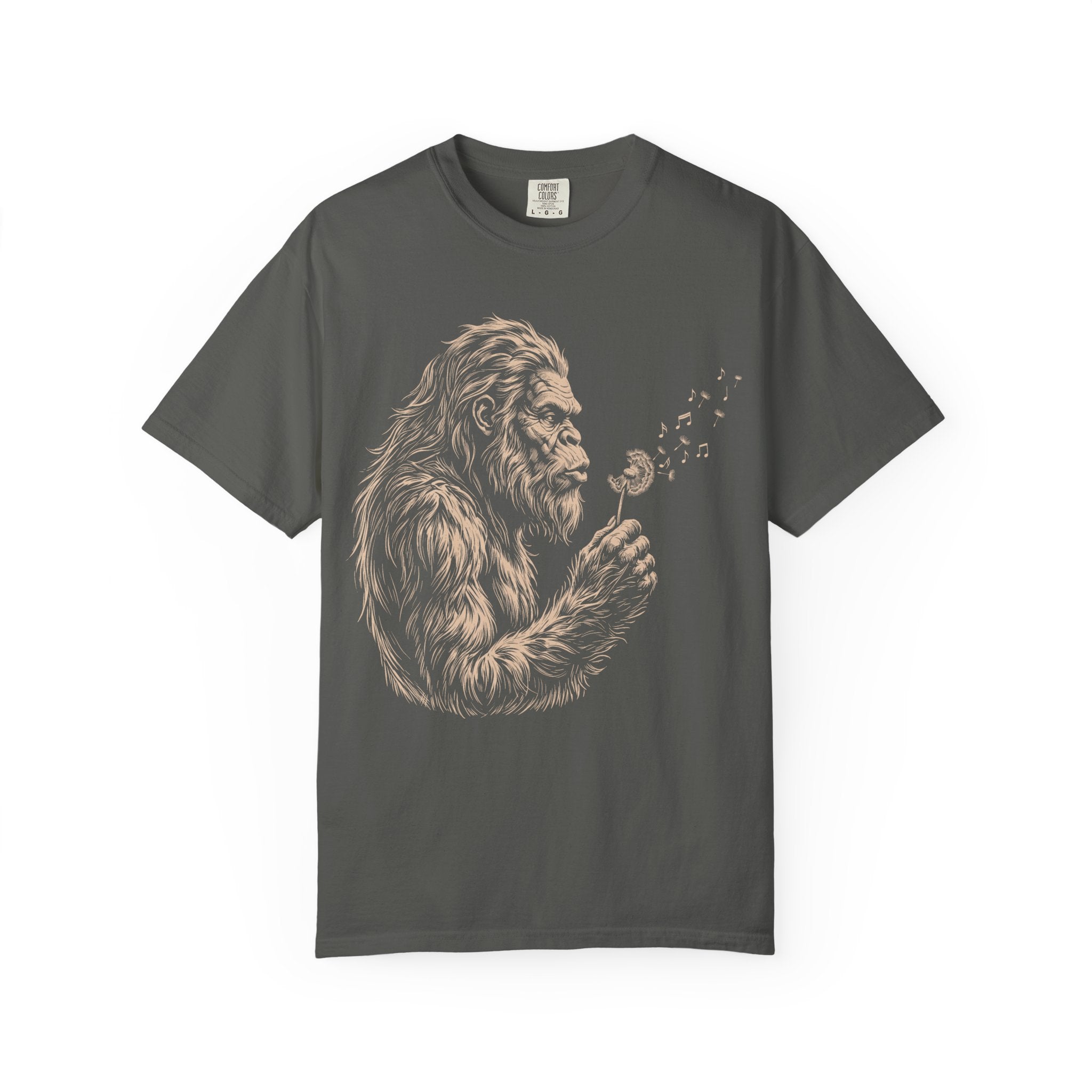 Bigfoot Dandelion T-Shirt — Gentle Sasquatch Graphic Tee
