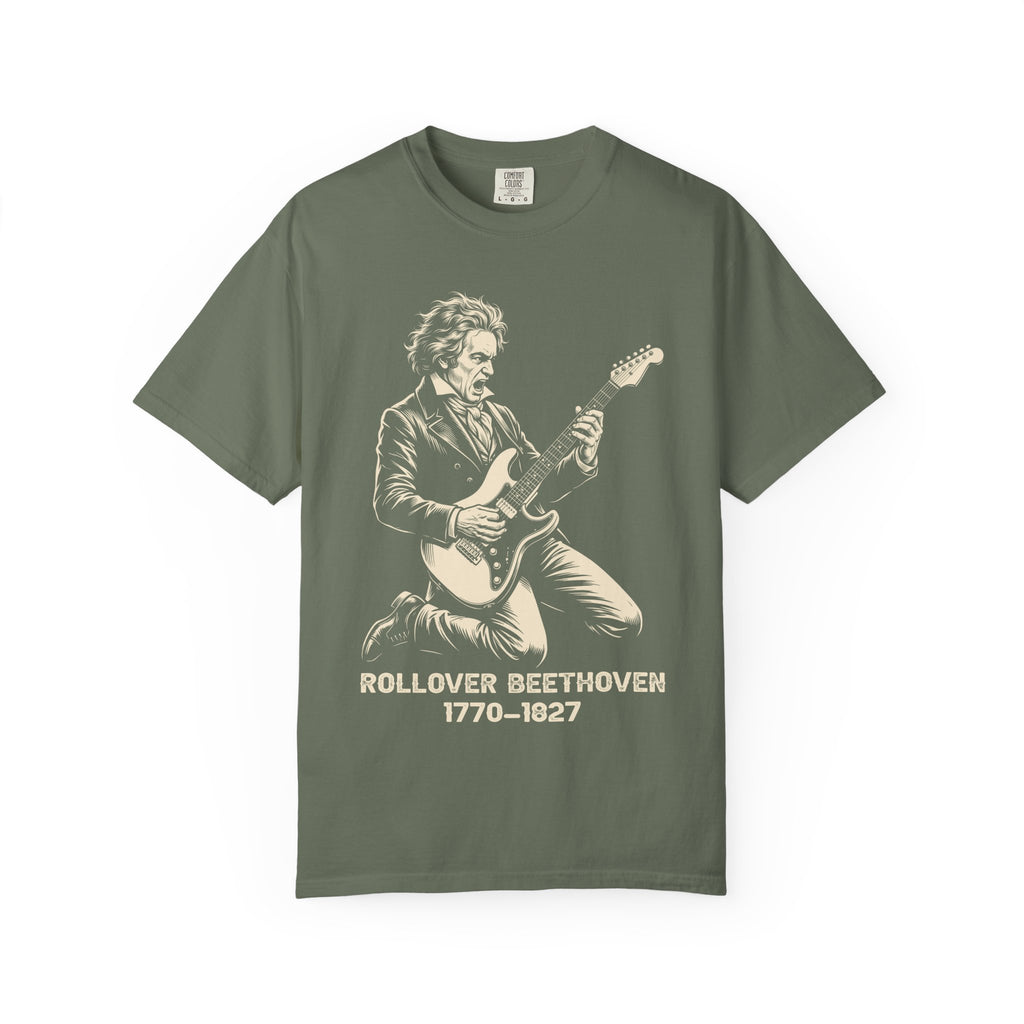 Beethoven Guitar Tee Vintage Rock Music T‑Shirt