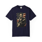 Vintage Abe Lincoln Guitar Tee — Patriotic Americana T-Shirt