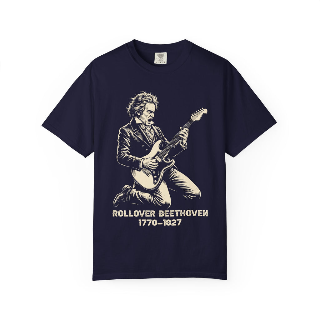 Beethoven Guitar Tee Vintage Rock Music T‑Shirt