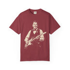 Vintage Guitarist T-Shirt — Retro Musician Portrait Tee