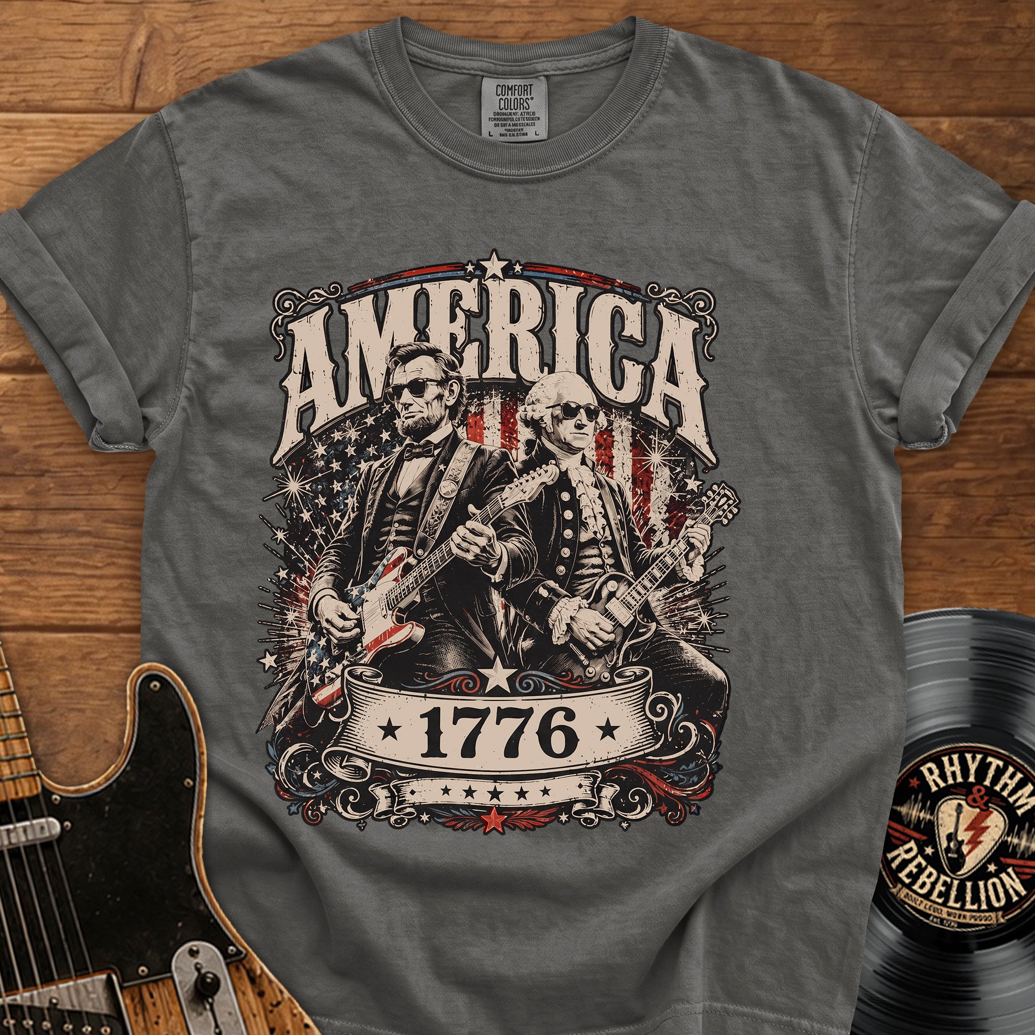 Copy of Copy of Acoustic Rock Lyric T-Shirt – "Things We Will Do: Rock you, anything for love"
