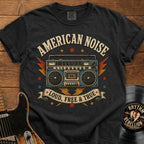American Noise Boombox T-Shirt — Loud, Free & True Vintage Graphic Tee