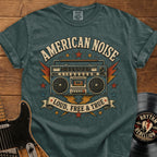 American Noise Boombox T-Shirt — Loud, Free & True Vintage Graphic Tee
