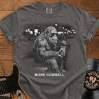 More Cowbell Bigfoot T-Shirt — Funny Graphic Tee