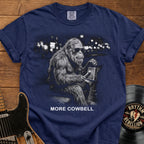 More Cowbell Bigfoot T-Shirt — Funny Graphic Tee