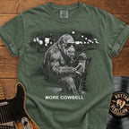 More Cowbell Bigfoot T-Shirt — Funny Graphic Tee