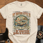 Driving Music Graphic Tee — "My Driving Style Is Heavily Influenced By Whatever Song Is Playing"